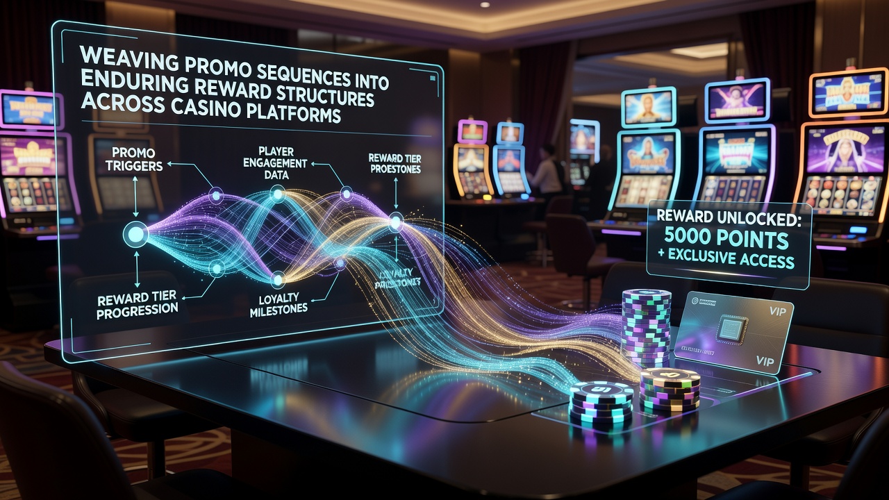 Visualisierung von gestaffelten Belohnungspfaden und deren Verknüpfung mit Promo-Sequenzen in Casino-Umgebungen